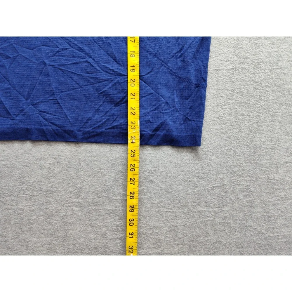 Lululemon‎ Women Athletic Tank Top 14 Blue Racerback Scoop Neck Gym Performance